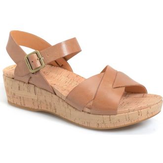 Kork-ease Myrna 2.0 Cork Wedge Sandal in Golden Sand at Nordstrom, Size 10