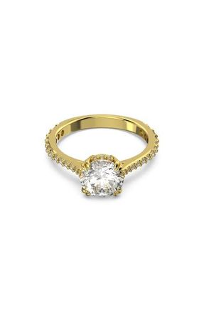 Swarovski Stilla Ring in Gold/white at Nordstrom, Size 7