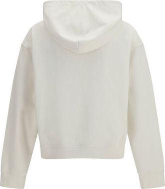 Palm Angels Mens White Cotton Sweatshirt Clothing