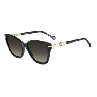 Carolina Herrera Cat Eye Sunglasses - female - Carolina Herrera - Sunglasses - Black - 55 MM - Accessories