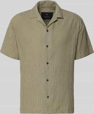 Jack & Jones Regular Fit Freizeithemd mit Reverskragen in Oliv, Gr&ouml;&szlig;e XXL