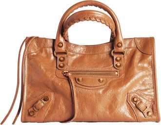 Balenciaga Brown Le City Small Satchel