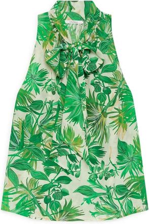 Maliparmi Botanical Jungle Top - Dames - Tops zonder mouwen - Groen - L - Tops