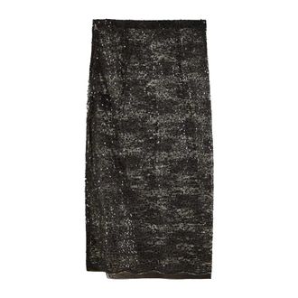 Patrizia Pepe Midi Skirts, female, Black, 2XS, Glam Rock Lace Midi Skirt