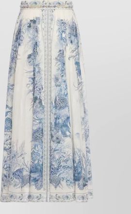 Zimmermann cotton maxi skirt a-line silhouette