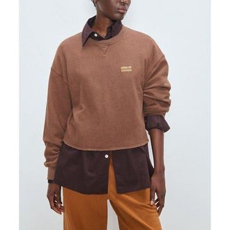 American Vintage Sweatshirt met lange mouwen en ronde hals Etok