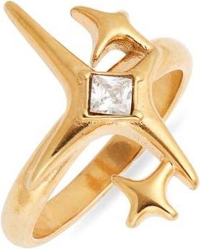 Vidakush Emoji Sparkle Ring in Gold at Nordstrom, Size 8