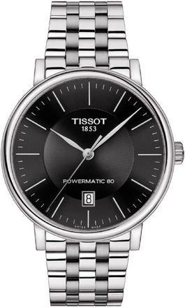 Tissot Carson Premium Powermatic 80 Heren Horloge Zilverkleurig T1224071105100