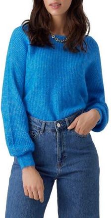 Vero Moda Ruby Boatneck Sweater in French Blue at Nordstrom Rack, Size X-Small