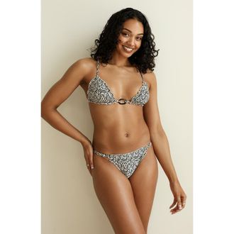 Dippin' Daisy's Swimwear Runaway Triangle Bikini Top in Wild Child at Nordstrom, Size X-Small