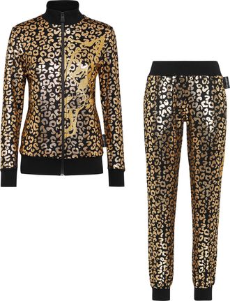 Plein Sport Trainingspak: Top & Broek Leopard