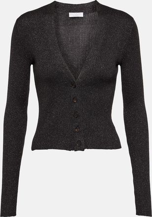 Brunello Cucinelli Cashmere and silk-blend cardigan