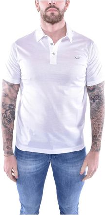 Paul & Shark Polo Shirts, male, White, 3XL, Short Sleeve Cotton Polo Shirt