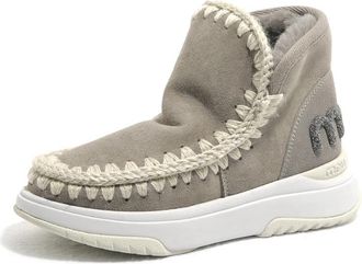 Mou Winterlaarzen - Dames - Winterlaarzen - Beige - 37 EU - Schoenen