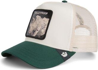 Goorin Brothers Bulletproof Rhino Patch Snapback Trucker Hat in Chalk /Guard at Nordstrom