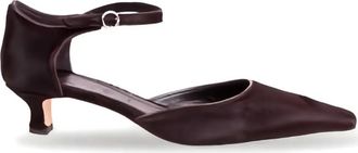 Aeyde 35mm Tillie ankle strap pumps - Bruin
