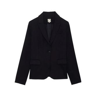 Ines De La Fressange Nicoletta Jacket - Dames - Blazers - Blauw - S - Wol - Jassen