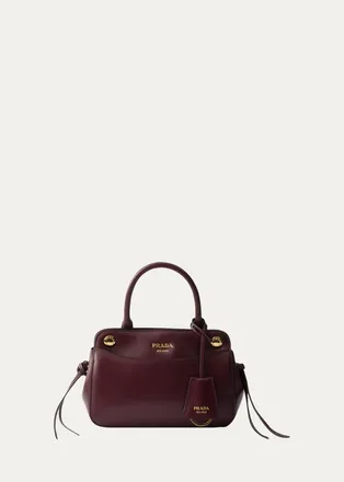Prada Carry Mini Leather Top-Handle Bag