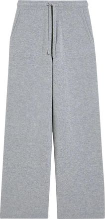 Max Mara S Max Mara Stone Gray Knitted Trousers