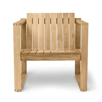 Carl Hansen & S&oslash;n BK11 Lounge Chair, Teak unbehandelt