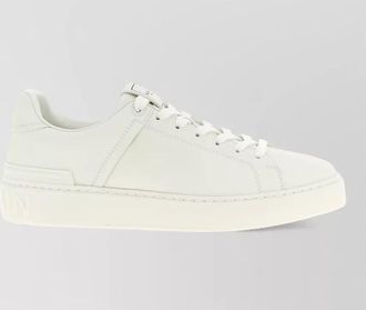 Balmain leather b-court low-top sneakers