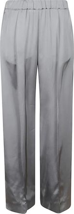 Jil Sander Trouser 05 AW 30 - Dames - Wijde Broeken - Grijs - M - Broeken