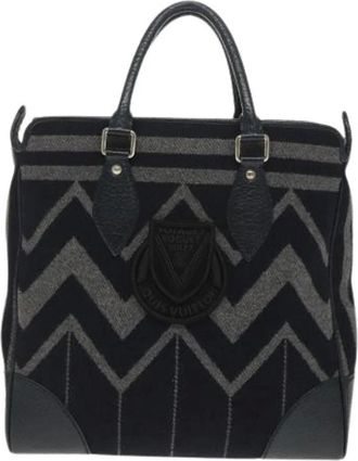 Louis Vuitton Pre-owned Handbags, female, Blue, Size: ONE SIZE Pre-owned Vail blanket cabas