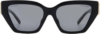 Tiffany & Co. Grey Cat Eye Ladies Sunglasses TF4218F 800181 55
