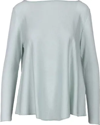 Wild Cashmere Silk and Cashmere Sweater - Aqua Green