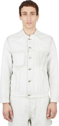 Maison Margiela Conceptual Denim Jas - Heren - Spijkerjassen - Wit - S - Denim - Jassen