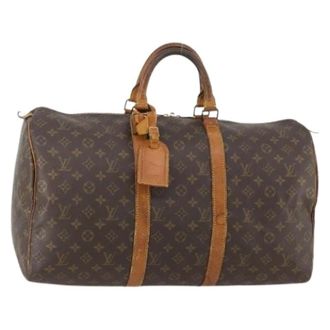 Louis Vuitton Pre-owned Boston Bag - Dames - Pre-owned - Bruin - Maat: ONE Size Leer