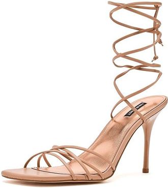 Nine West Opela Womens Dress Sandals Light Natural : 7.5 M, Faux Leather