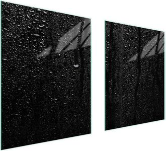 OEM Placa Protectora De Vidrio Para Estufa 85x52 Negro