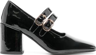 Senso Izah 85mm Mary Jane pumps - women - Leather - 39 - Black