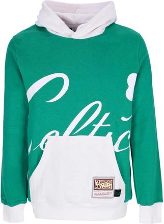 Mitchell & Ness Boston Celtics NBA Hoodie - Heren - Hoodies - Groen - XL - Katoen - Hoodies & sweatvesten