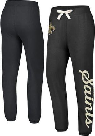 G-III 4Her by Carl Banks Womens G-III 4Her by Carl Banks Black New Orleans Saints Scrimmage Fleece Pants at Nordstrom, Size Xx-Large