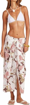 bobi Faux Sarong Wrap In Summer Romance