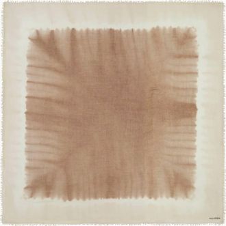 Kujten Womens Effy Uni Square Dye Cashmere Bandana In Avoine
