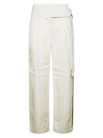 Entire studios Cropped High Waist Outer Stripe Pants