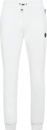 Plein Sport Joggingbroek - Heren - Trainingsbroeken - Wit - 2XL - Katoen - Fitness