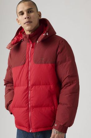 Levi's Chaqueta acolchada Rockridge Short - Hombre - XL - Rojo / Russet Brown