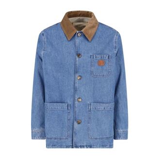 Valentino VLogo Signature Denim Jacket - Heren - Jassen - Blauw - Maat: XL Denim
