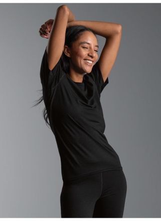 Trigema Funktionsshirt TRIGEMA TRIGEMA T-Shirt aus Merinowolle, Gr. XXL, schwarz, Stoff, 80% Wolle (Merinowolle), 20% Polyamid, normal, Rundhals, Shirts Funkt