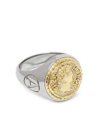 Aries Anello a sigillo - Argento