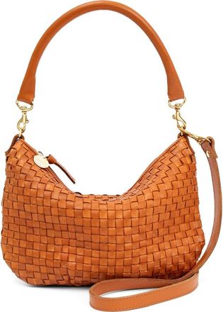 Clare Vivier Petit Moyen Woven Messenger Bag in Natural Woven Checker at Nordstrom