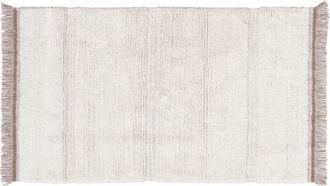 Lorena Canals Steppe Woolable Washable Wool Rug in Sheep White at Nordstrom, Size 79X118
