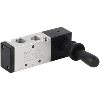 OEM V&aacute;lvula Neum&aacute;tica De Control Manual, 5 Puertos, 3 Posiciones, Palanca Manual 0-0,8 Mpa (4h330c-10)-crezuo