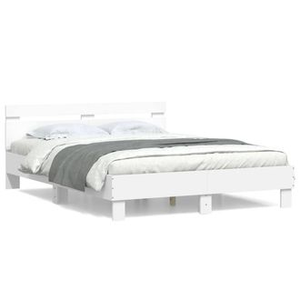 Berkfield Home Bed Frame without Mattress White 140x200 cm