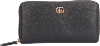 Gucci Black Leather Long Wallet (Bi-Fold) (Pre-Owned)