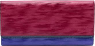 Louis Vuitton Pre-owned Wallets, female, Multicolor, Size: ONE SIZE Pre-owned Leather Wallet
